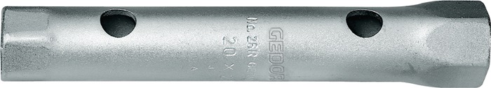 GEDORE 6222810 Rohrsteckschlüssel Schlüsselweite 5,5 x 7 mm Länge 105 mm Bohrung 