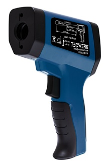 Thermomètre à infrarouge de - 50 à env. 750 degr. C ±2 degr. C TECWERK