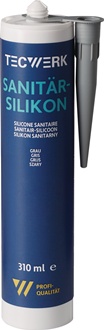 Sanitärsilikon grau 310ml Kartusche TECWERK