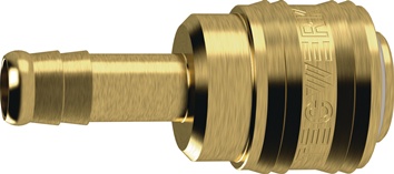 Raccord rapide DN 7,2, manchon laiton nu diamètre du tuyau LW 9 TECWERK
