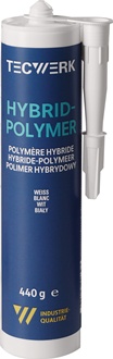 1K-Hybrid-Polymer weiß 440g Kartusche TECWERK