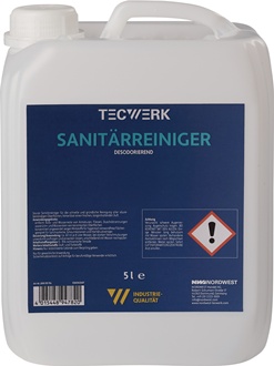 Nettoyant sanitaire 5 l bidon TECWERK