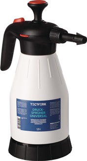 Drucksprüher 360Grad FPM 1,5l FPM/FKM Dichtungen rot TECWERK