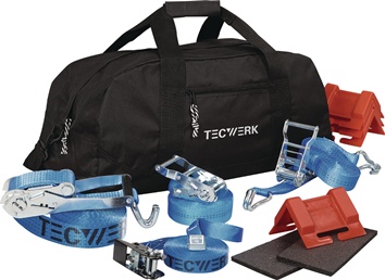 Kit d'amarrage du chargement Profi 28 pcs. jeu TECWERK