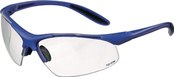 Schutzbrille DAYLIGHT PREMIUM EN 166 Bügel dunkelblau,Scheibe klar PC TECWERK