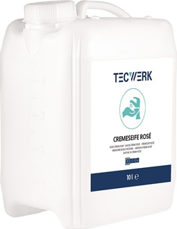 Cremeseife rose 10l Kanister TECWERK