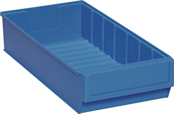Regalkasten L400xB183xH81mm blau PP TECWERK