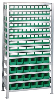 Étagère à emboîter H2000xl1000xP400 mm étagère d’extension 14 supports en acier