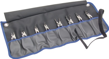 Jeu de pinces pour circlips 8 pièces 10-60 mm TECWERK