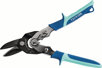 Nożyce dźwigniowe do blachy długość 248 mm prawe stal maks. 1,2 mm TECWERK