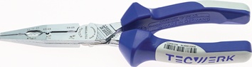 Multifunktionszange 7in1 L.180mm 3-Komponenten-Hüllen TECWERK