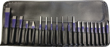 Werkzeugsatz Inh.20tlg.CrV-Stahl in Rolltasche TECWERK