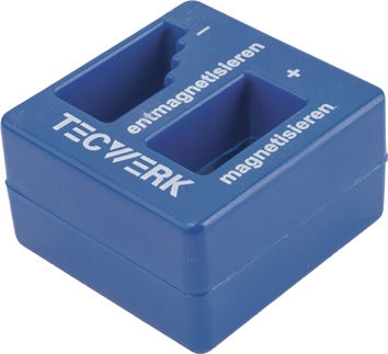Appareil à magnétiser / à démagnétiser H48xl50xP28 mm boîtier plastique TECWERK