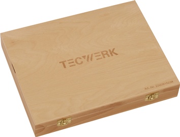 Stechbeitelsatz 6,10,12,16,20,26mm 2-K Heft.6-tlg.HO-Kasten TECWERK