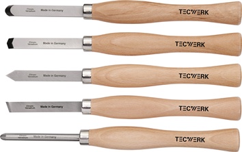 Komplet dłut tokarskich dłuto obc., drąż., ukośne, okr., szpicak 5-części saszet