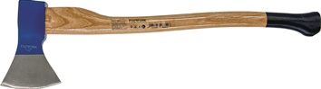 Hache forme rhénane 1400 g acier forgé frêne en sabot de bœuf TECWERK