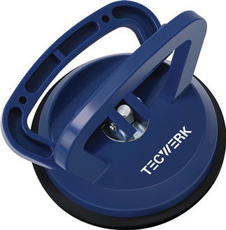 Ventouse de levage capacité de charge 45 kg D. tête 118 mm 1 tête ABS plastique