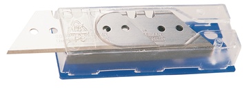 Trapeziummes L52xB18,7xS0,65mm met perforatie 50 stuks / dispenser TECWERK