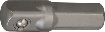 Adapter Antriebs-6-KT.1/4 Zoll Abtriebs-4-KT.1/4 Zoll L.25mm TECWERK