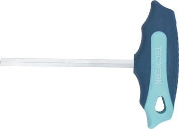 Pin spanner with T-handle width across flats 5 mm blade length 200 mm S2 steel P