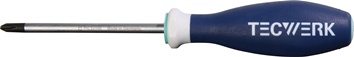 Tournevis taille PH 2 longueur des lames 100 mm poignée 3 composants lame ronde