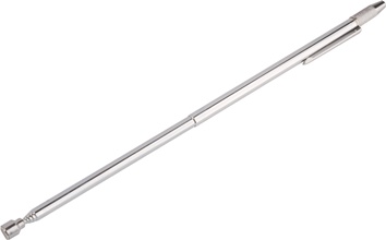 Telescopic magnetic pick-up tool overall L 670 mm mag. head dm 6 mm load-bearing