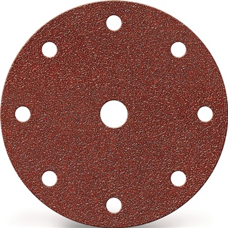 Krążek ścierny na rzep GLS 1 150 mm uziarnienie 240 do drewna / metalu korund li