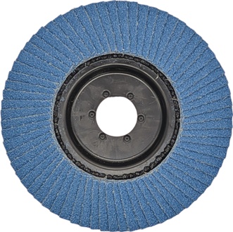Fächerscheibe Premium D.125mm K.80 kon.Stahl/Edelstahl Zirkon