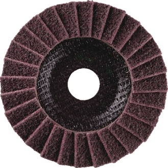 Fächerscheibe Vlies D.125mm K.240 VA,STA Ausf.fein TECWERK