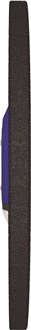 Afbraamschijf D125xS7mm gebogen RVS/staal gat d. 22,23 mm TECWERK