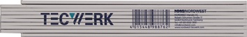 Gliedermaßstab L.2m mm/cm EG III Ku.weiß TECWERK