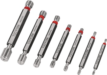 Grenzgewindelehrdornsatz 6H je 1 St.M3,M4,M5,M6,M8,M10,M12 f.M TECWERK