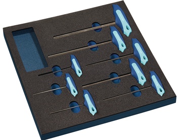 Module à outils 8 pièces module 2/3 ouverture de clé 2-10 mm TECWERK