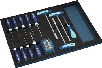 Werkzeugmodul 37-tlg.3/3-Modul Werkzeugsatz TECWERK