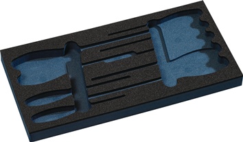 Werkzeugmodul Leereinlage 1/3-Modul 2000 871 238 9-tlg.TECWERK