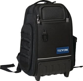 Werkzeugrucksack B370xT240xH480mm PES schwarz/grau TECWERK