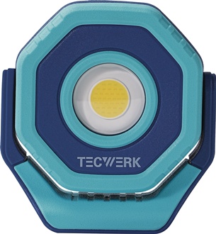 LED-Akkuhandleuchte 3,7V 2600 mAh Li-Ion 7 W 100-800 lm Ladezeit 4 h TECWERK