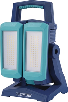 LED spotlight 50 W 800-4500 lm Li-ion 5200 mAh 14.8 V IP54 TECWERK