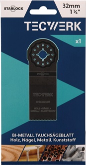 Tauchsägeblätter B.32mm Eintauch-T.40mm 10 St.Starlock TECWERK