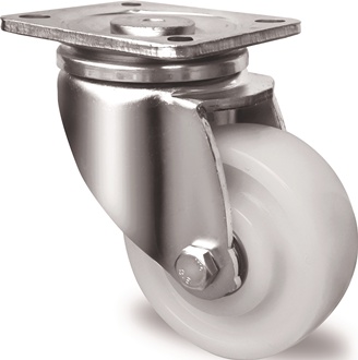 Roulette pivotante pour charge lourde D. de la roue 125 mm cap. charge 700 kg pl
