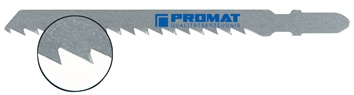 Stichsägeblatt Gesamt-L.100mm Zahnt.4mm S.1,27mm HCS 25 St./Karte PROMAT