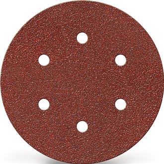 Krążek ścierny na rzep GLS 3 150 mm uziarnienie 120 do drewna / metalu korund li