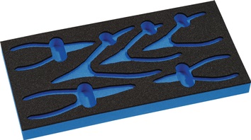 Tool module empty insert, 1/3 module 4000 871 242, 6-part PROMAT