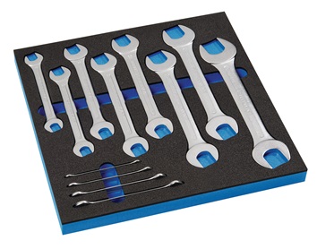Moduł narzędziowy 12-części moduł 2/3 rozmiary klucza 6 x 7-30 x 32 mm PROMAT