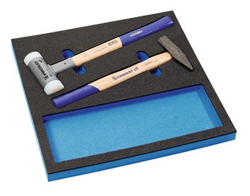 Module à outils 2 pièces module 1/3 maillet à frappe amortie/marteau rivoir PROM
