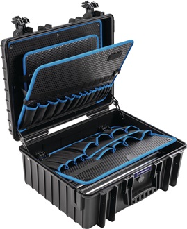 Mallette à outils l510xP215xH420mm Pochettes 29,3 l polypropylène PROMAT