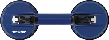Vacuum lifter load cap. 80 kg head diameter 118 mm 2 heads ABS plastic TECWERK