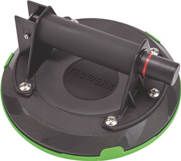 Ventouse de levage à pompe capacité de charge 120 kg D. tête 200 mm 1 tête plast
