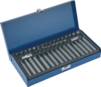 Krachtdoppen-set 40-delig lang, sleuf/PH/i6-kt/XZN/T TECWERK