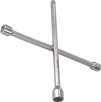 Kruissleutel 17 x 19 x 22 x 12,5(1/2inch 4-kant) L350 mmxB350mm TECWERK
